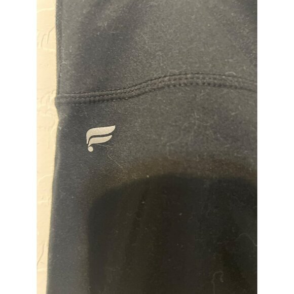 Fabletics Sz M Black Yoga Leggings Soft Black - Picture 5 of 7